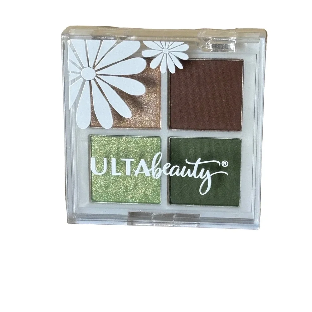 NEW Ulta Beauty Eye Shadow Palette Quad Green Brown Shimmer‎ Matte New Makeup